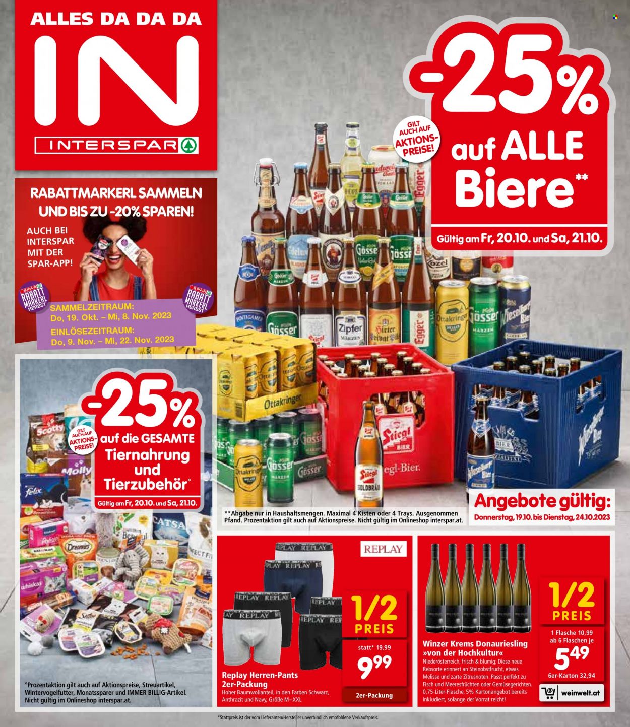 Angebote INTERSPAR - 19.10.2023 - 24.10.2023. Seite 1
