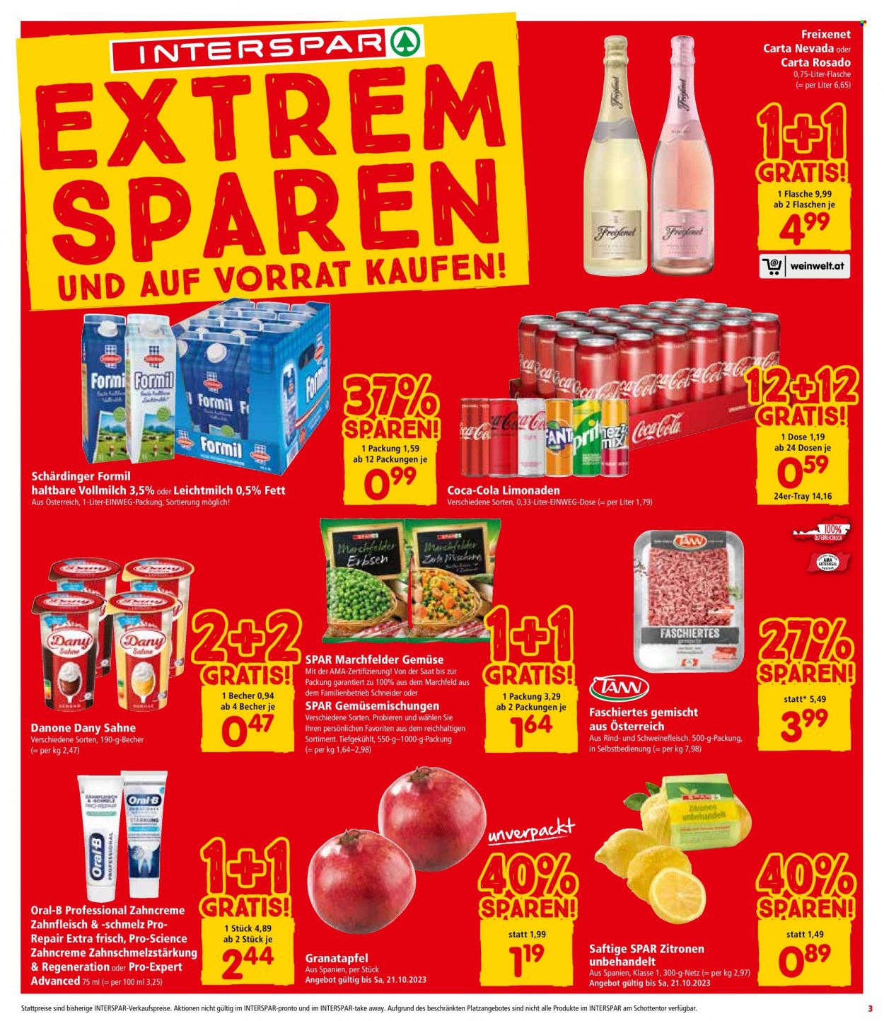 Angebote INTERSPAR - 19.10.2023 - 24.10.2023. Seite 3