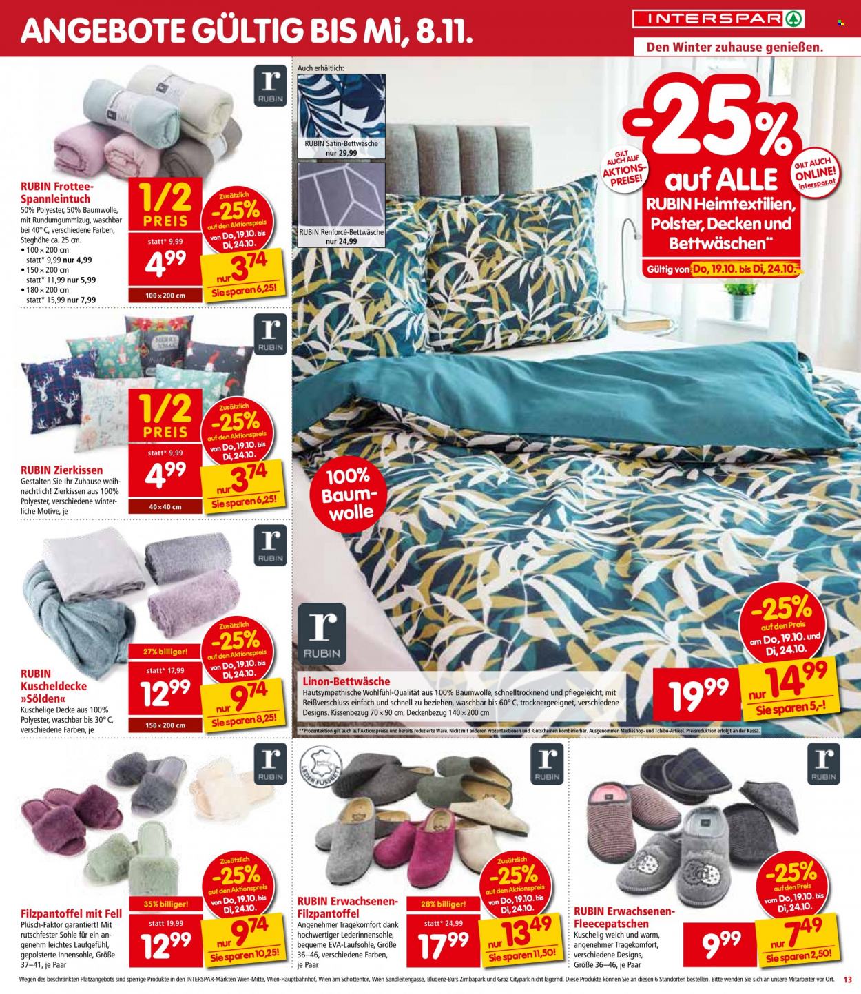 Angebote INTERSPAR - 19.10.2023 - 24.10.2023. Seite 13