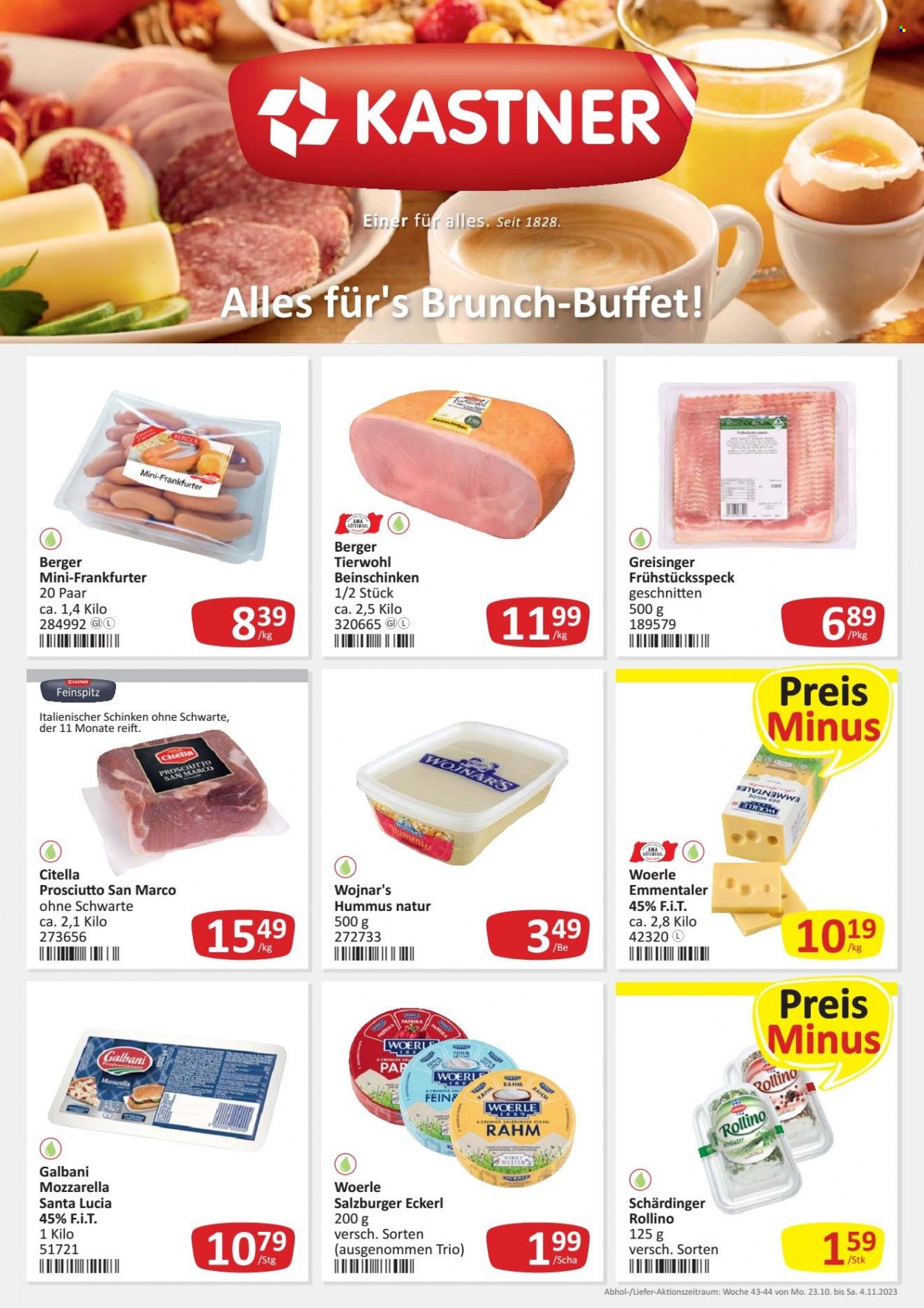 Angebote KASTNER - 23.10.2023 - 4.11.2023. Seite 1