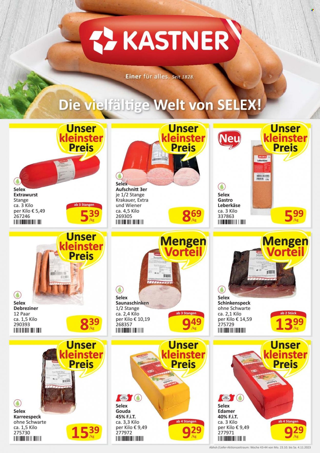 Angebote KASTNER - 23.10.2023 - 4.11.2023. Seite 1