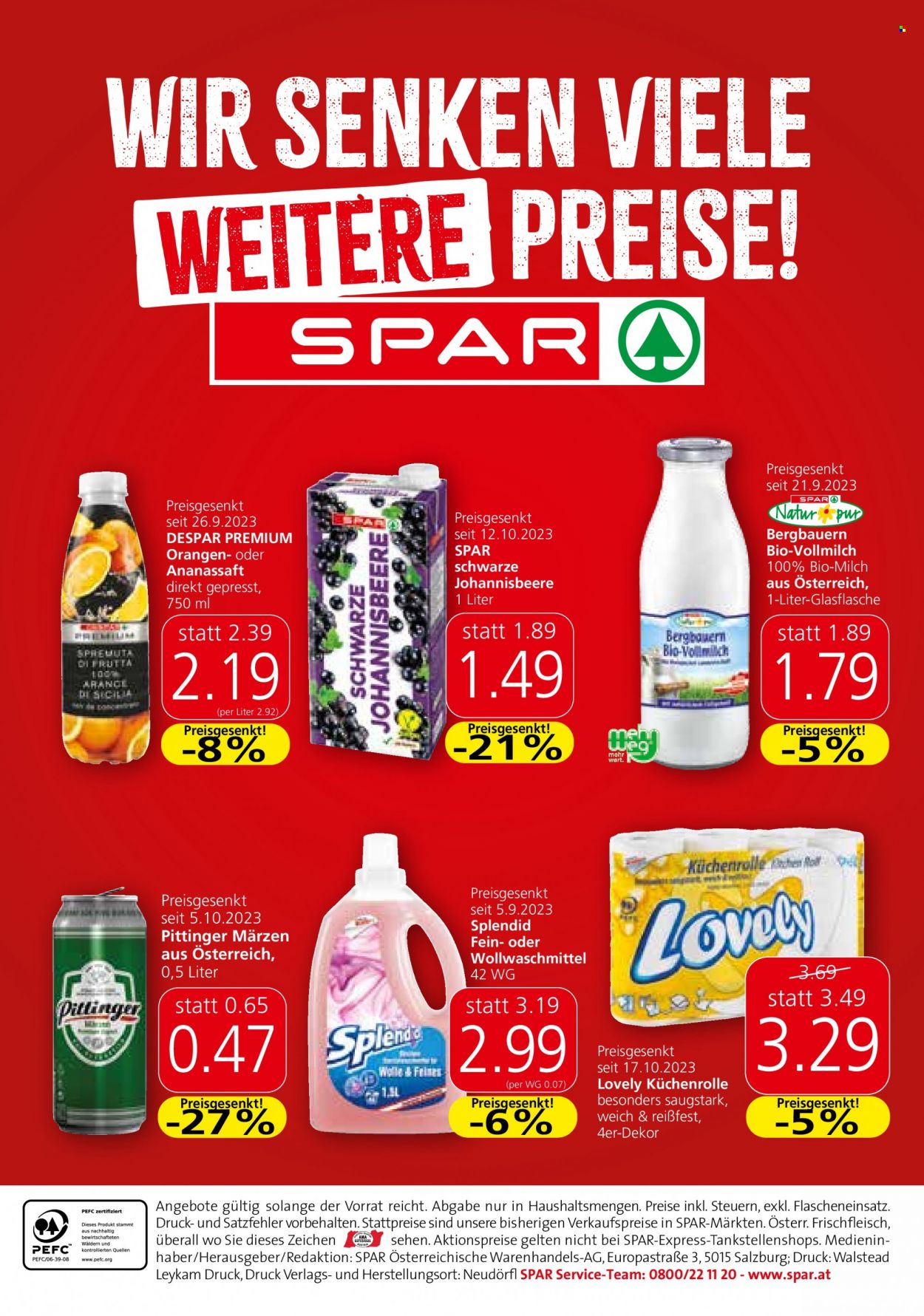 Angebote SPAR - 19.10.2023 - 24.10.2023. Seite 4