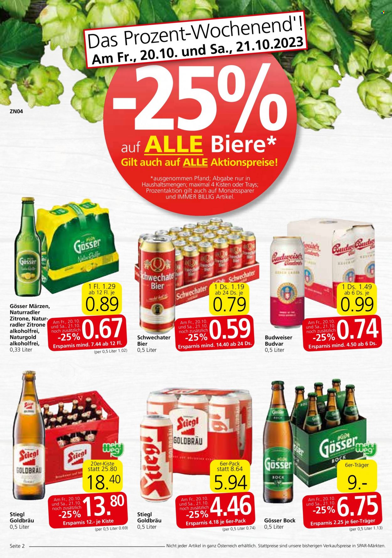 Angebote SPAR - 19.10.2023 - 24.10.2023. Seite 2
