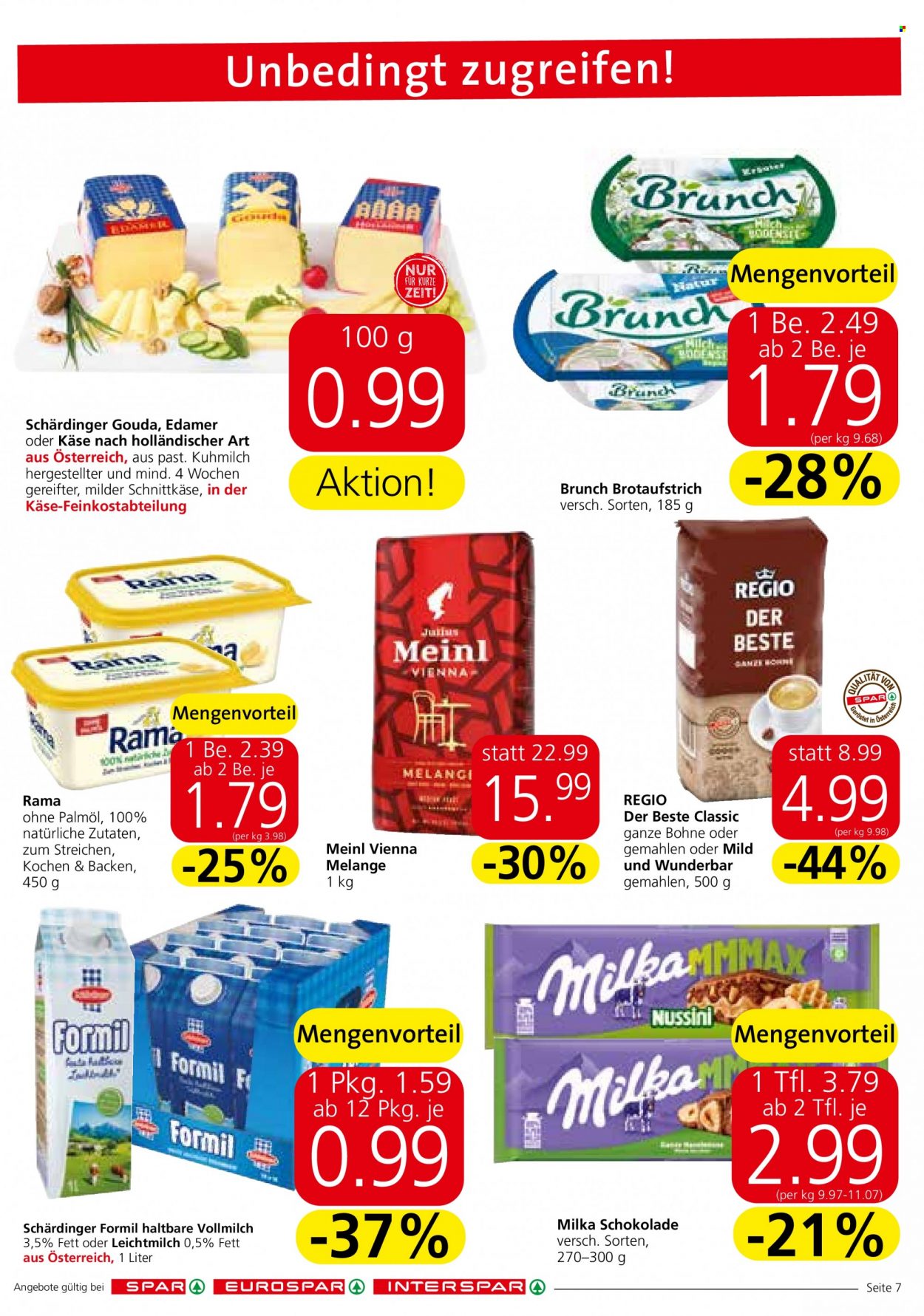 Angebote SPAR - 19.10.2023 - 24.10.2023. Seite 7