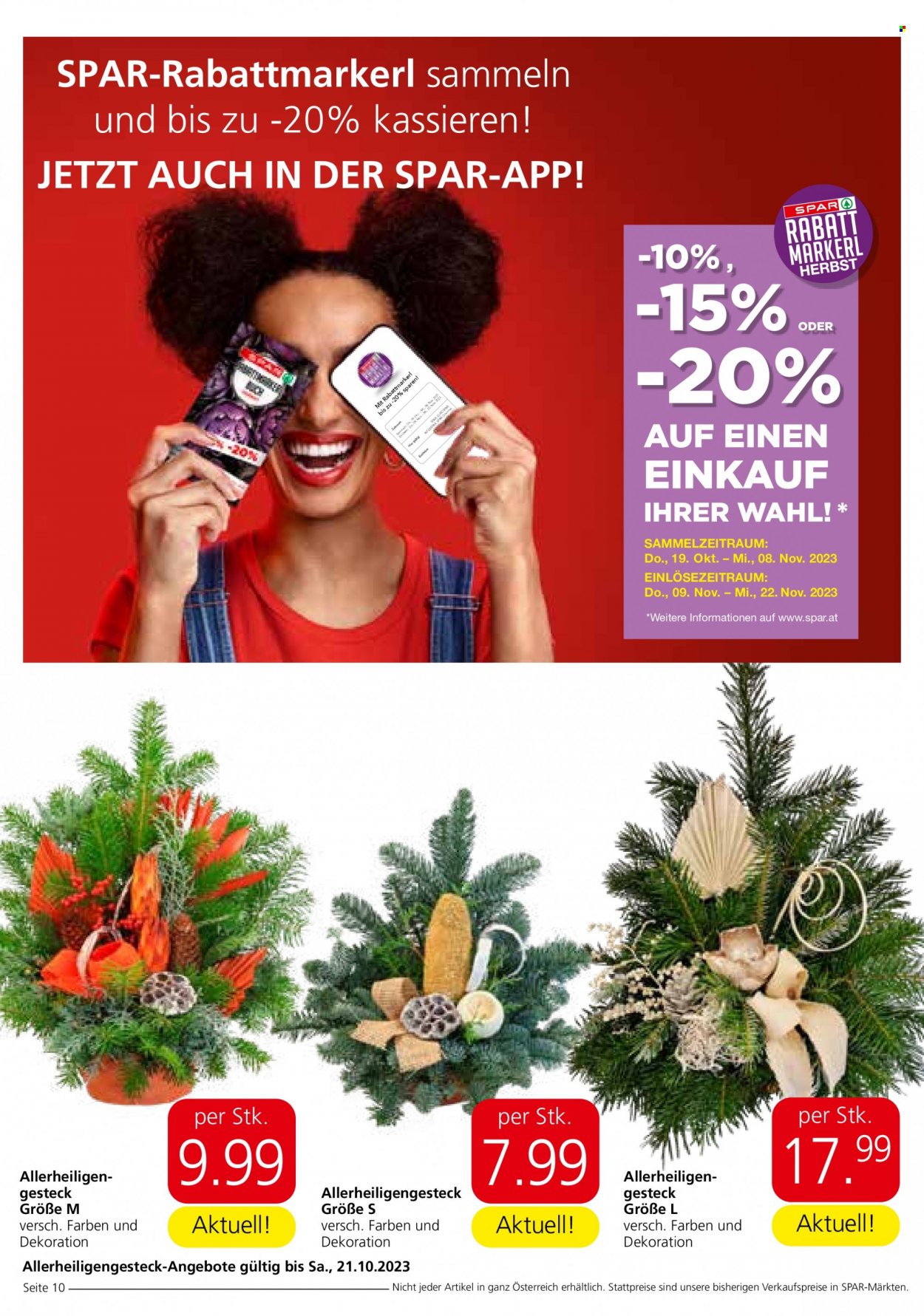 Angebote SPAR - 19.10.2023 - 24.10.2023. Seite 10
