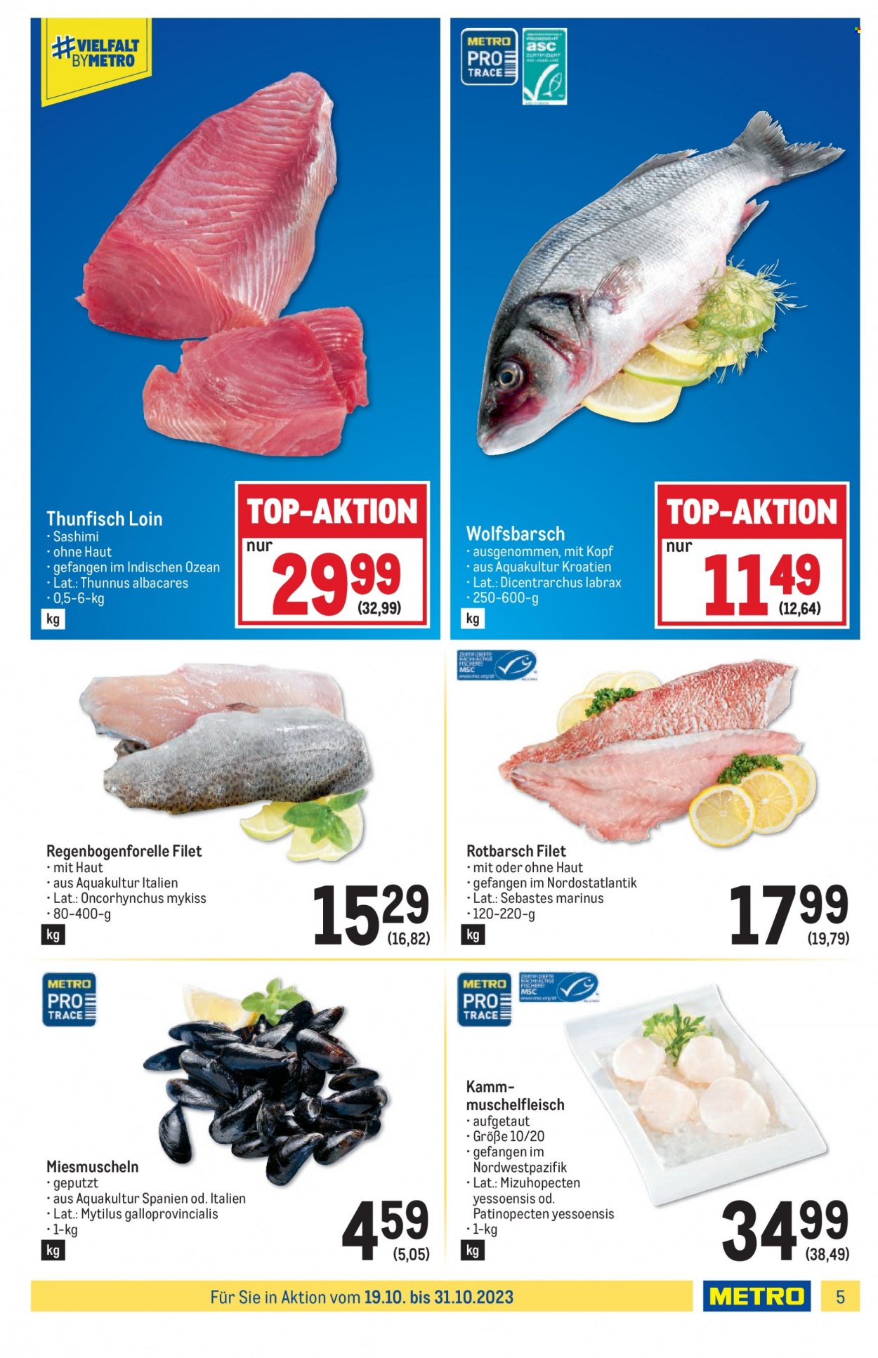 Angebote Metro - 19.10.2023 - 31.10.2023. Seite 5