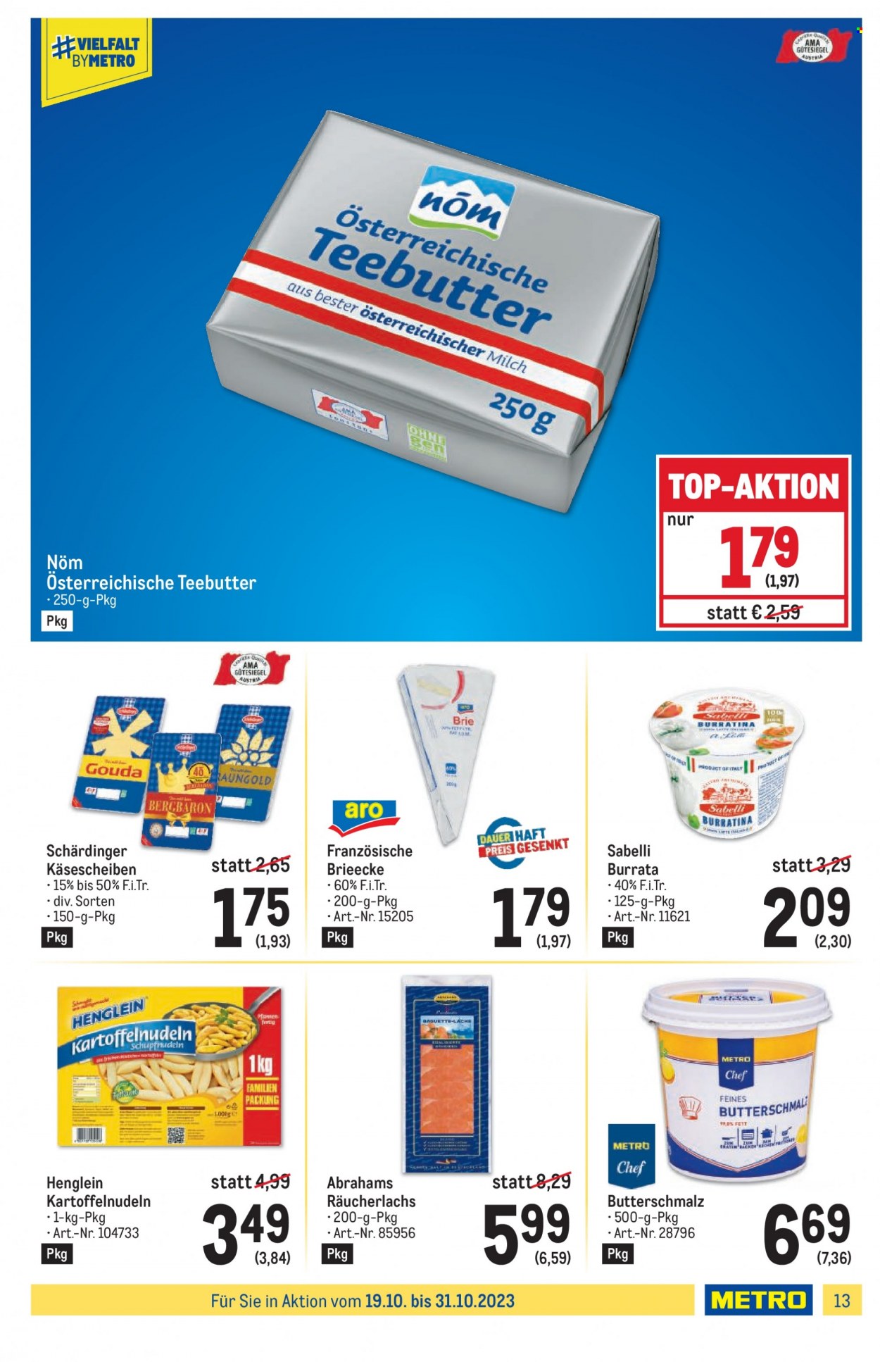Angebote Metro - 19.10.2023 - 31.10.2023. Seite 13
