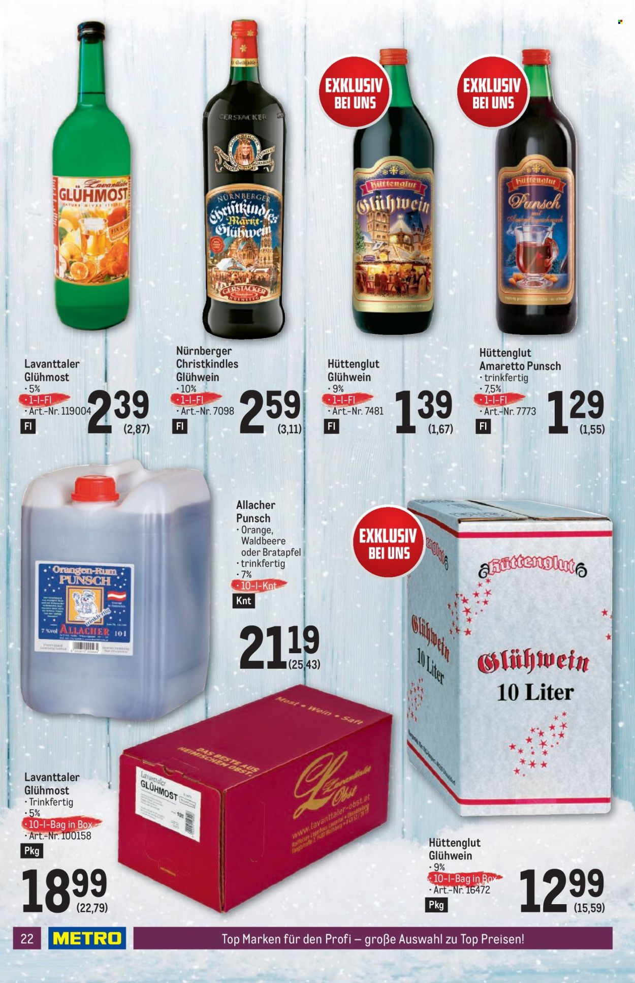 Angebote Metro - 19.10.2023 - 31.10.2023. Seite 22