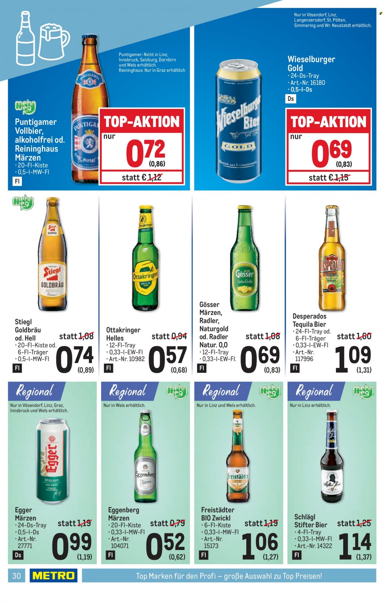 Angebote Metro - 19.10.2023 - 31.10.2023. Seite 30