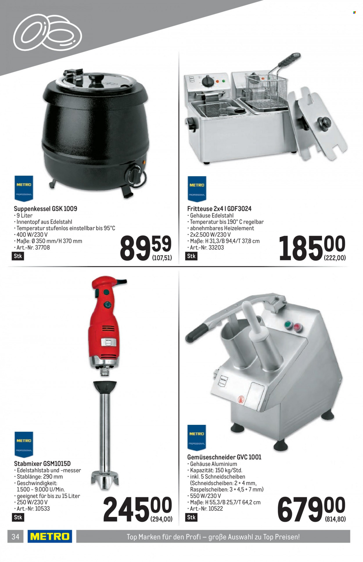 Angebote Metro - 19.10.2023 - 31.10.2023. Seite 34