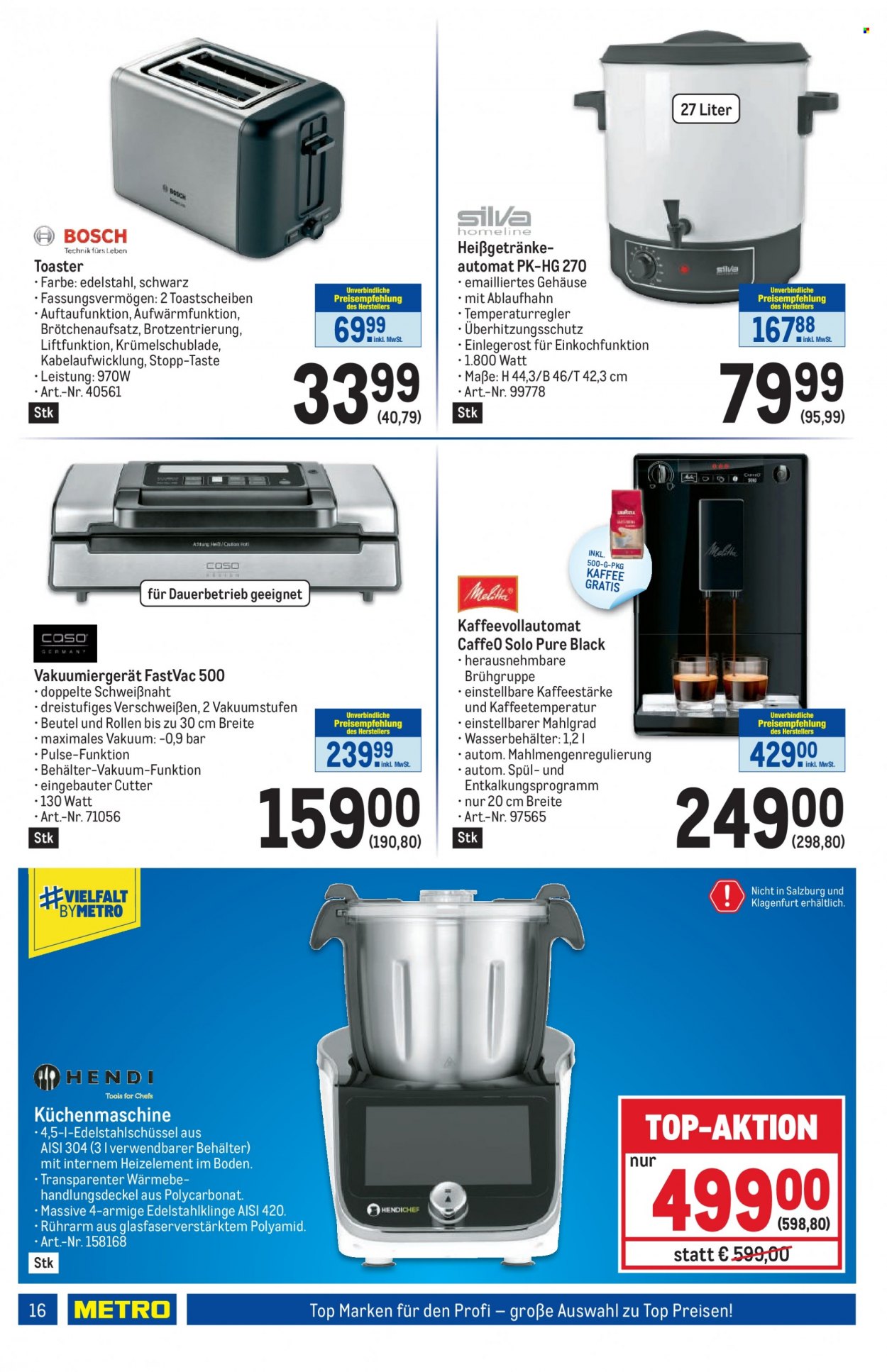 Angebote Metro - 19.10.2023 - 31.10.2023. Seite 16