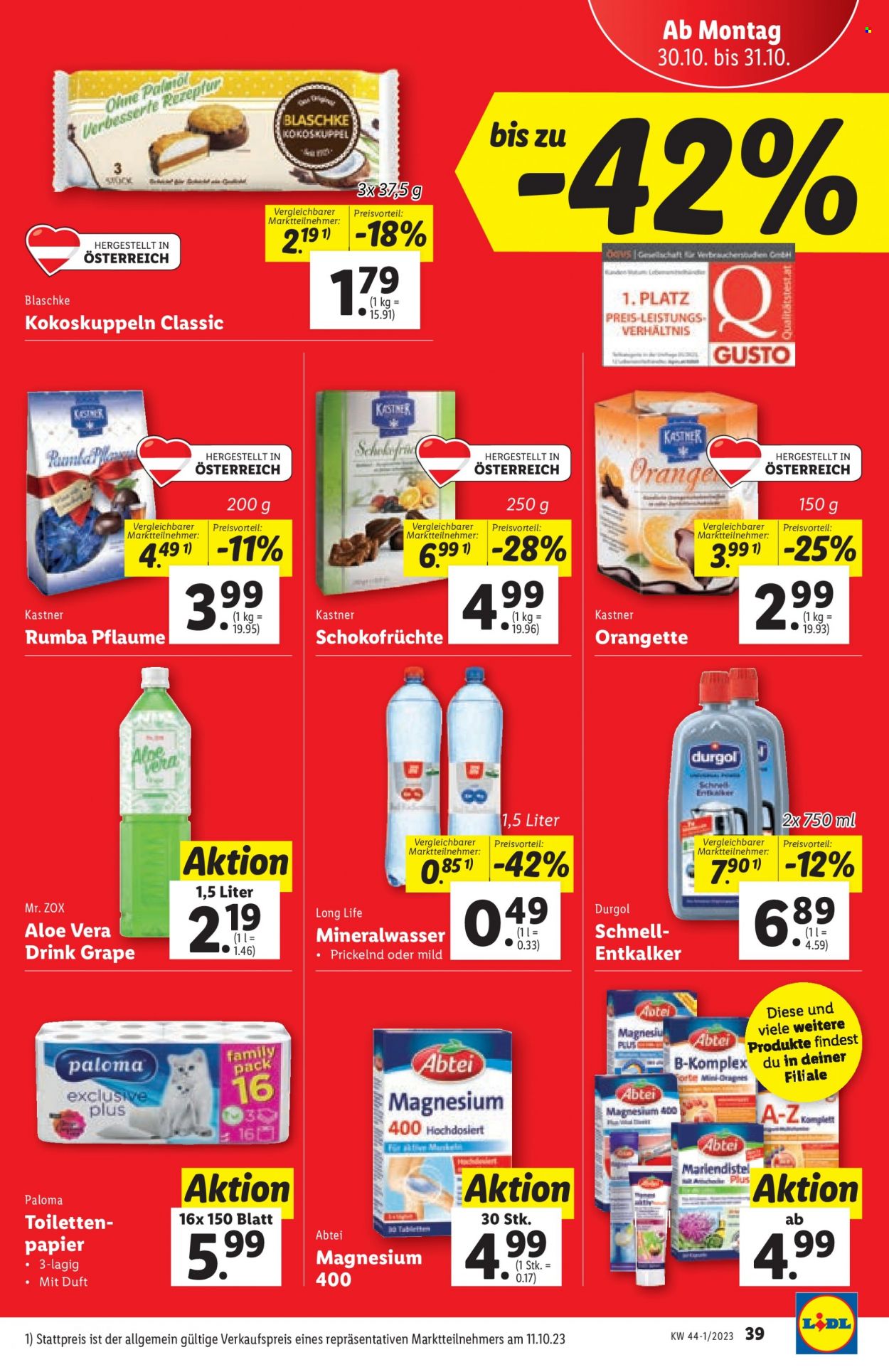 Angebote Lidl - 25.10.2023 - 31.10.2023. Seite 39
