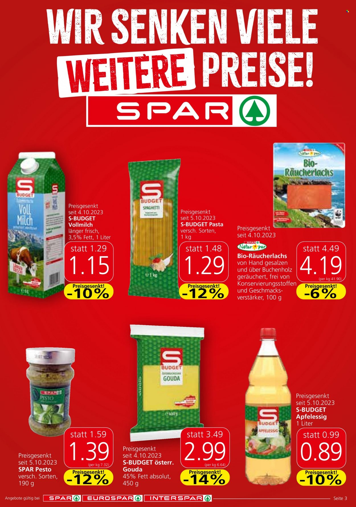 Angebote SPAR - 25.10.2023 - 8.11.2023. Seite 3