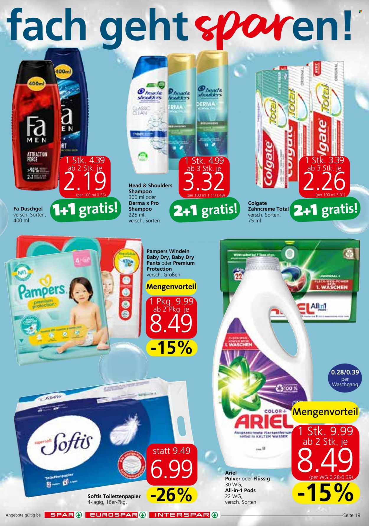 Angebote SPAR - 25.10.2023 - 8.11.2023. Seite 19