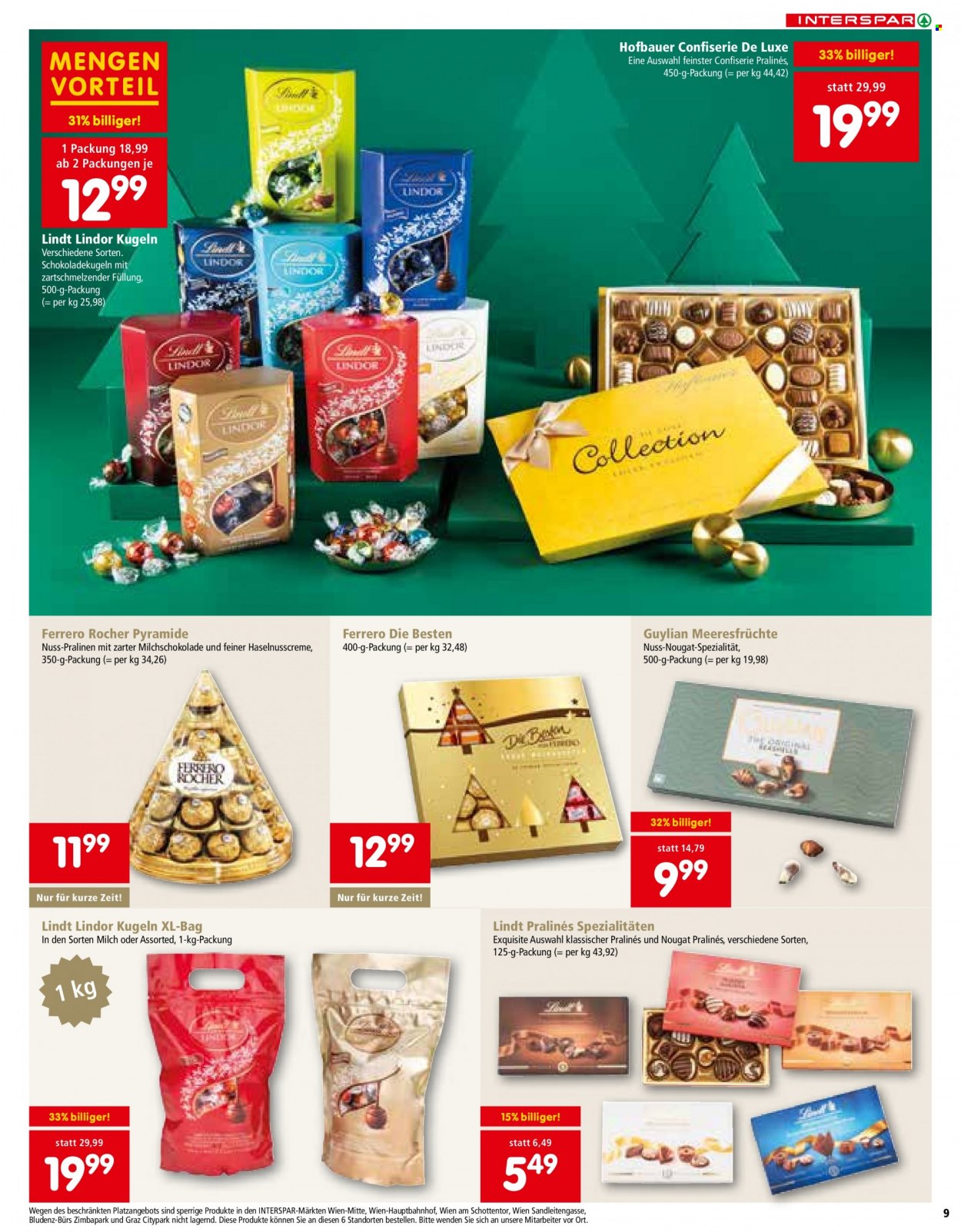 Angebote INTERSPAR - 19.12.2023 - 23.12.2023. Seite 9