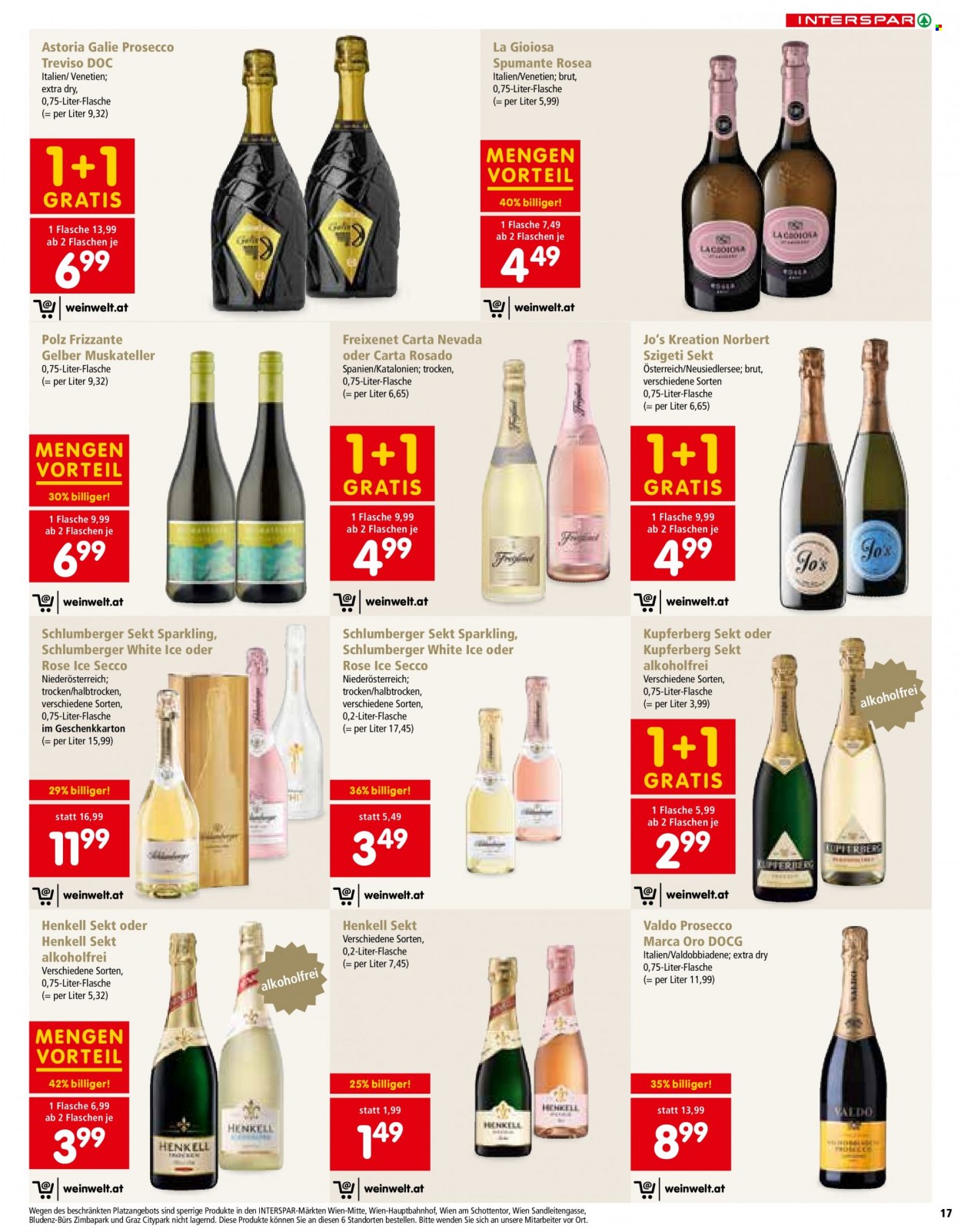 Angebote INTERSPAR - 19.12.2023 - 23.12.2023. Seite 17