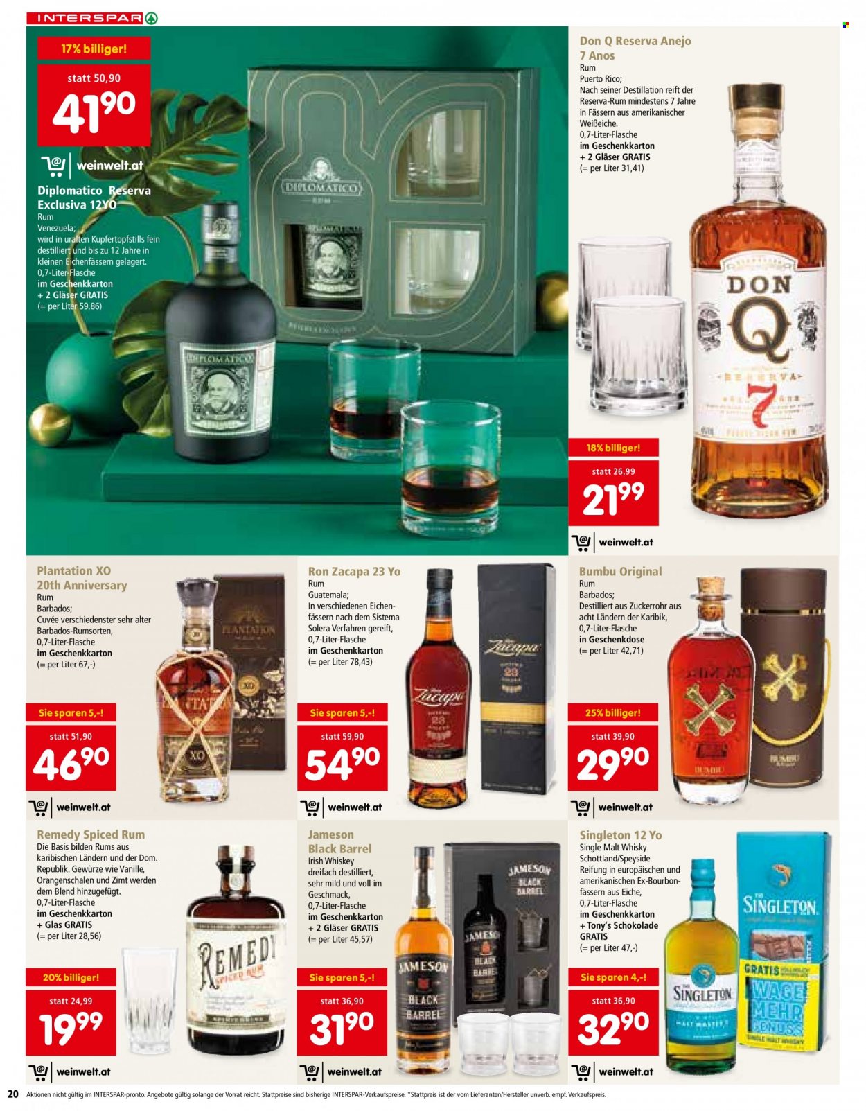 Angebote INTERSPAR - 19.12.2023 - 23.12.2023. Seite 20