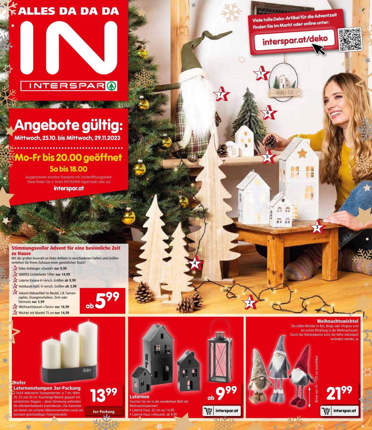 Angebote INTERSPAR - 25.10.2023 - 29.11.2023. Seite 1