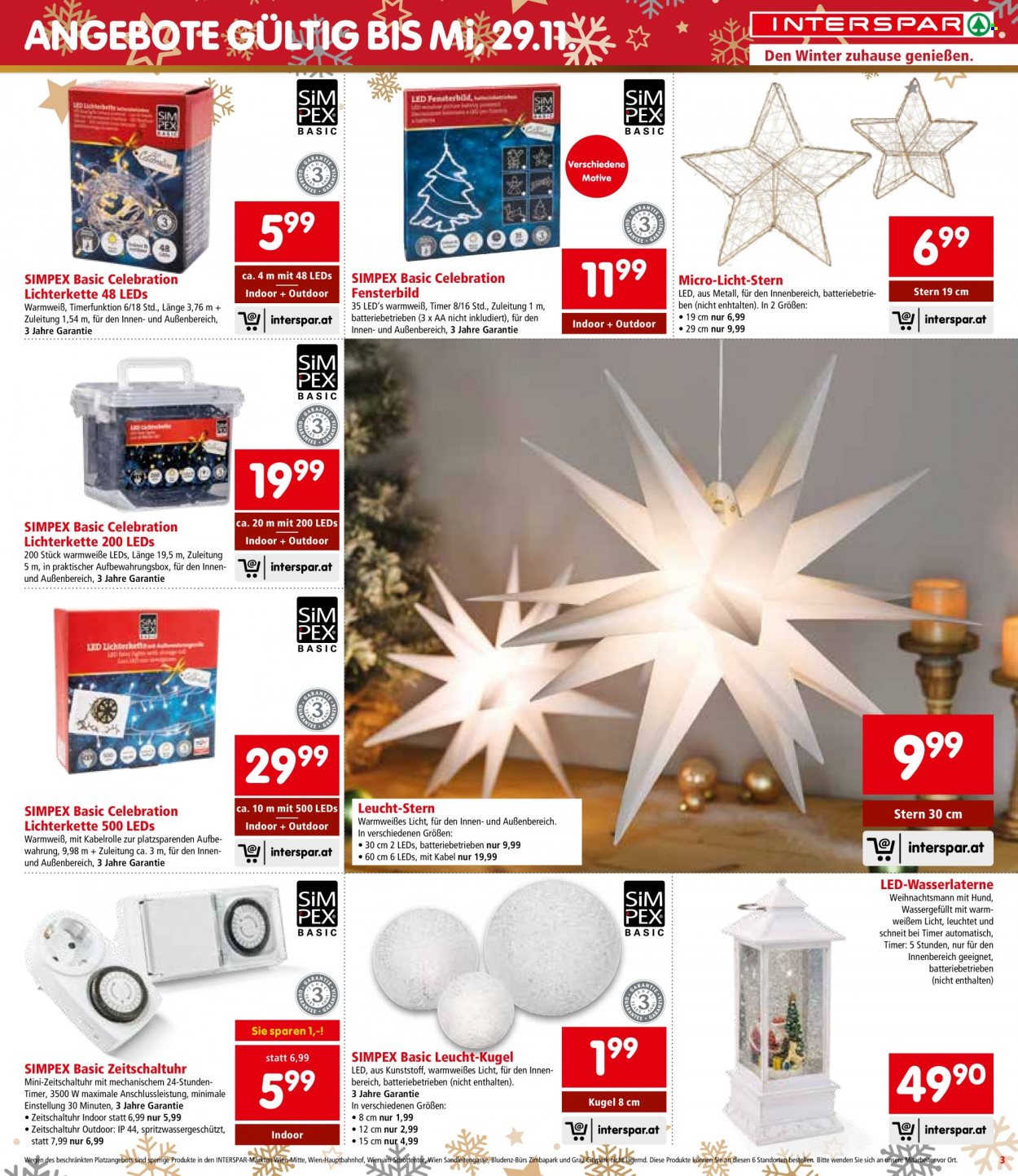 Angebote INTERSPAR - 25.10.2023 - 29.11.2023. Seite 3