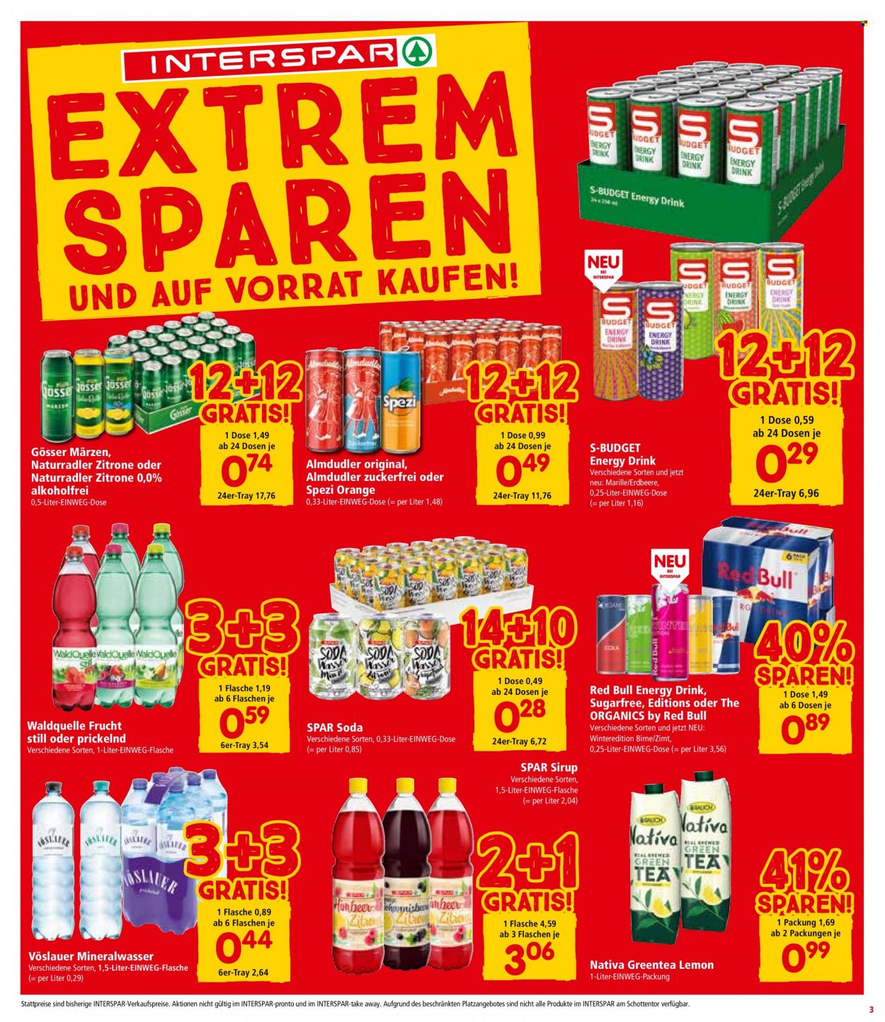 Angebote INTERSPAR - 25.10.2023 - 8.11.2023. Seite 3