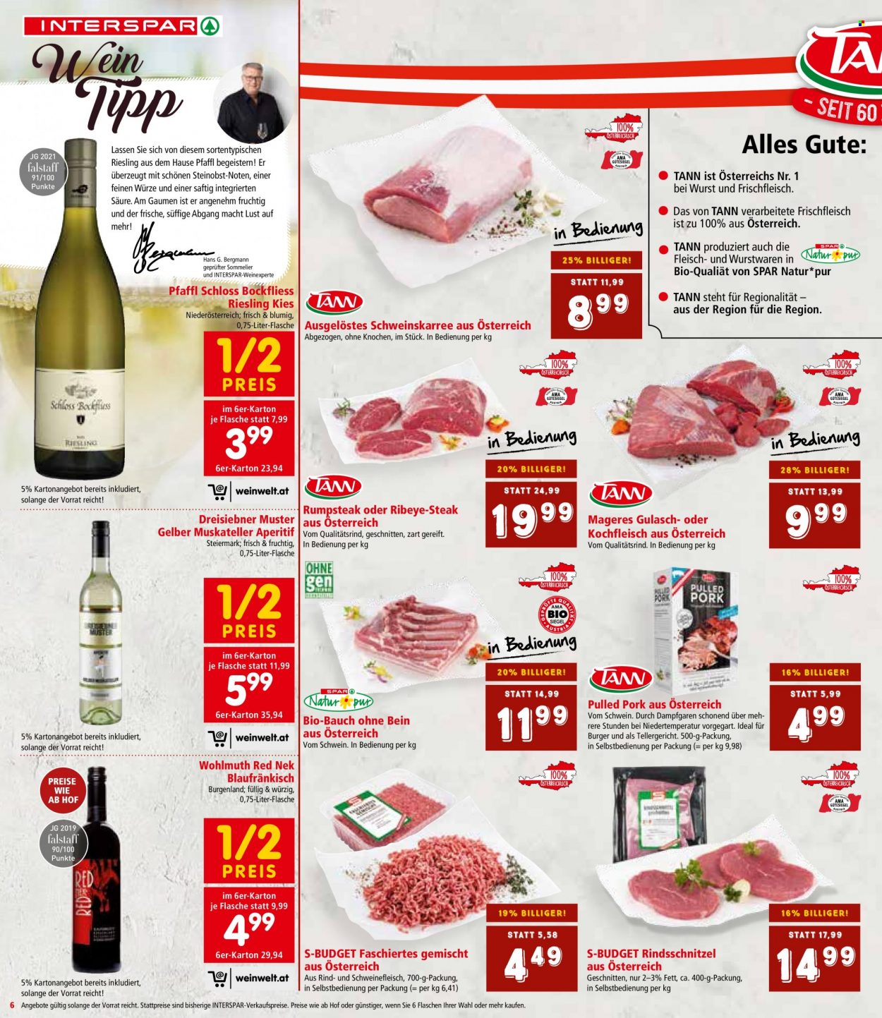 Angebote INTERSPAR - 25.10.2023 - 8.11.2023. Seite 6