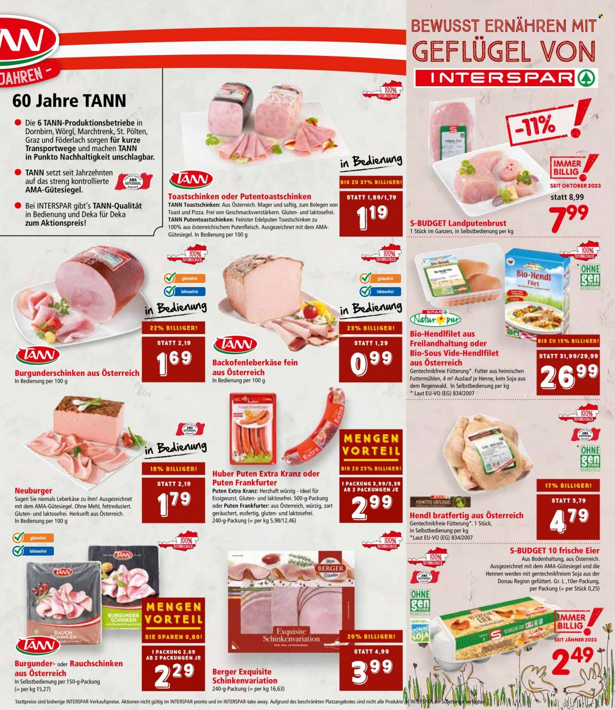 Angebote INTERSPAR - 25.10.2023 - 8.11.2023. Seite 7