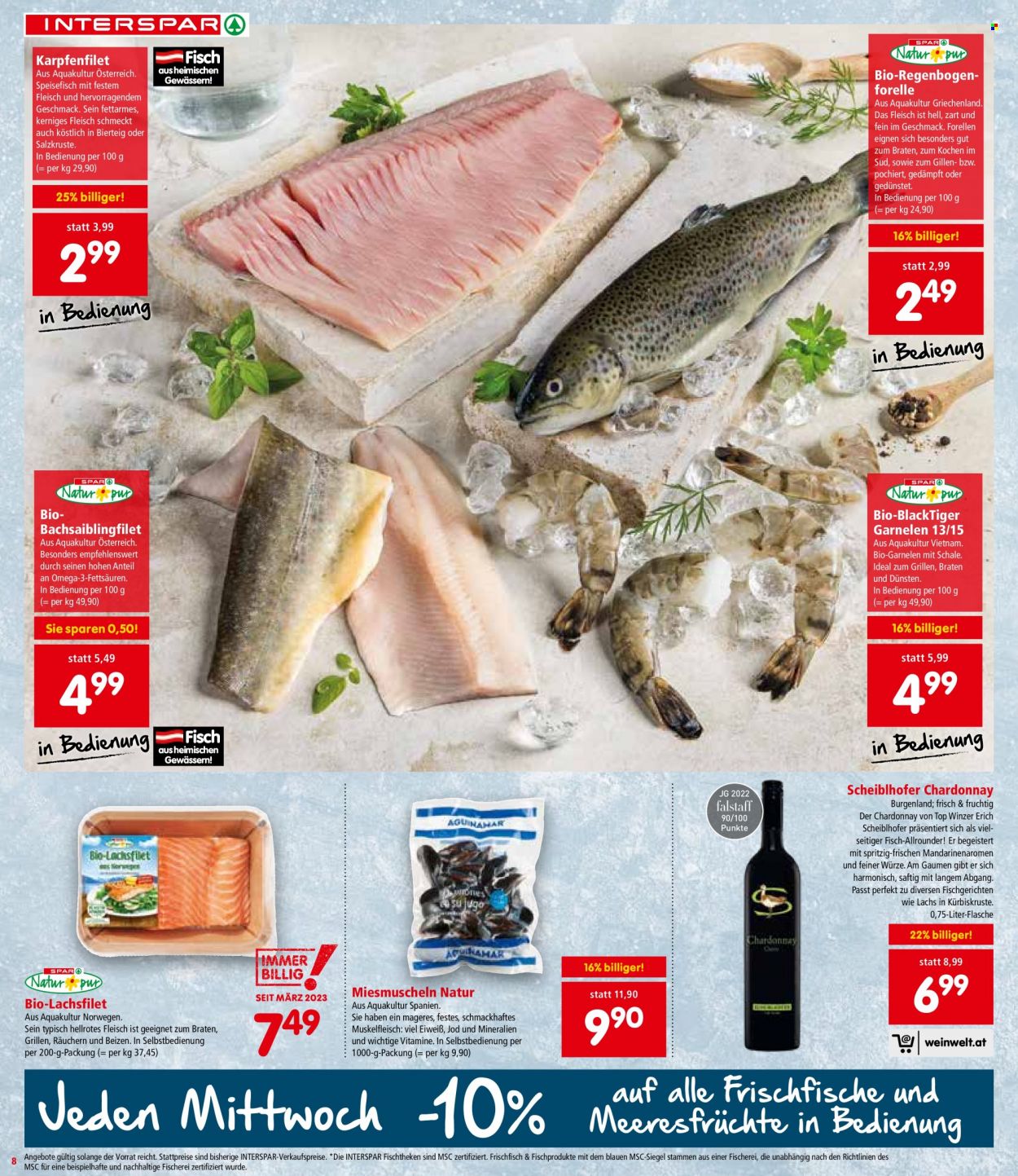 Angebote INTERSPAR - 25.10.2023 - 8.11.2023. Seite 8