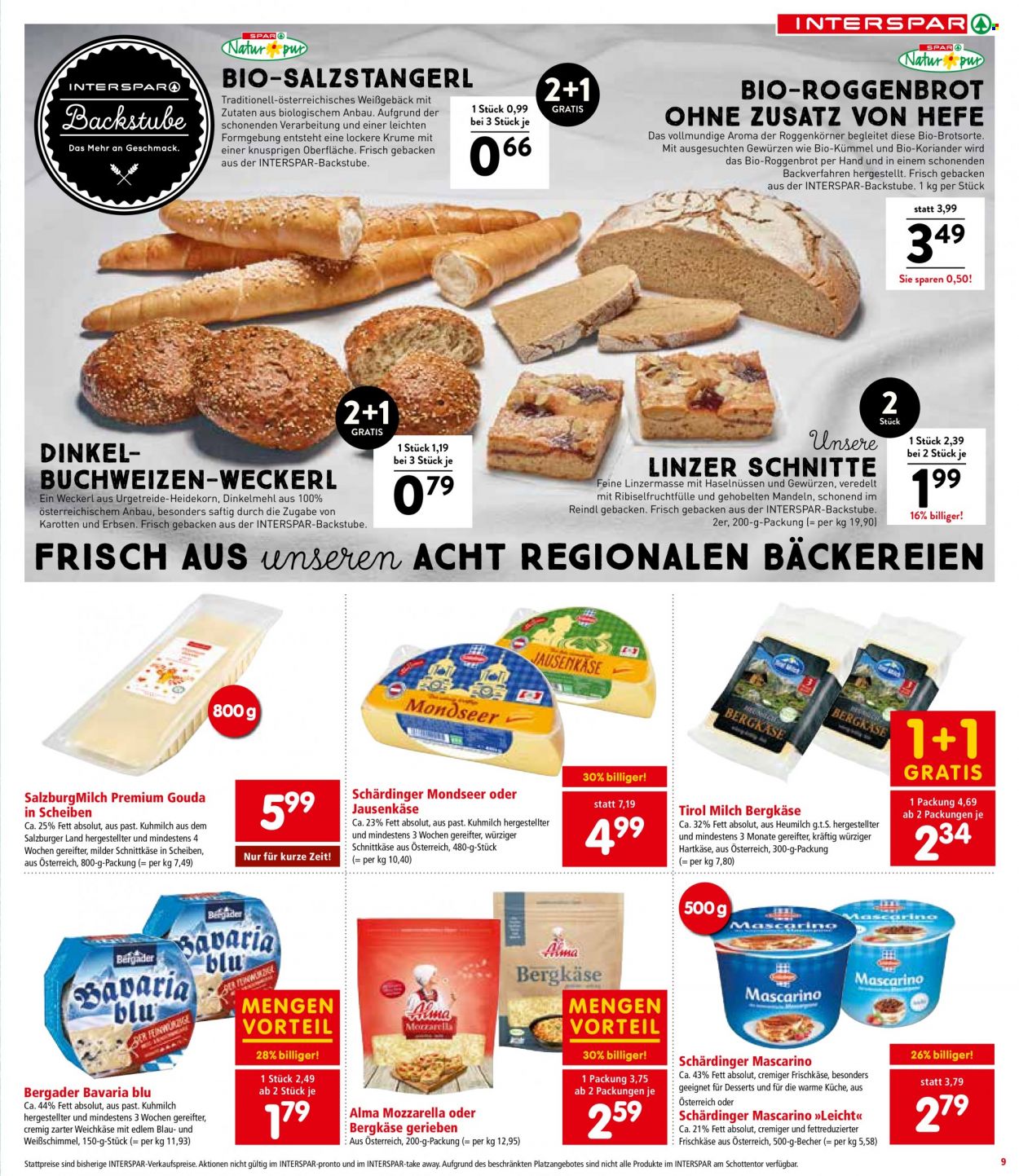 Angebote INTERSPAR - 25.10.2023 - 8.11.2023. Seite 9