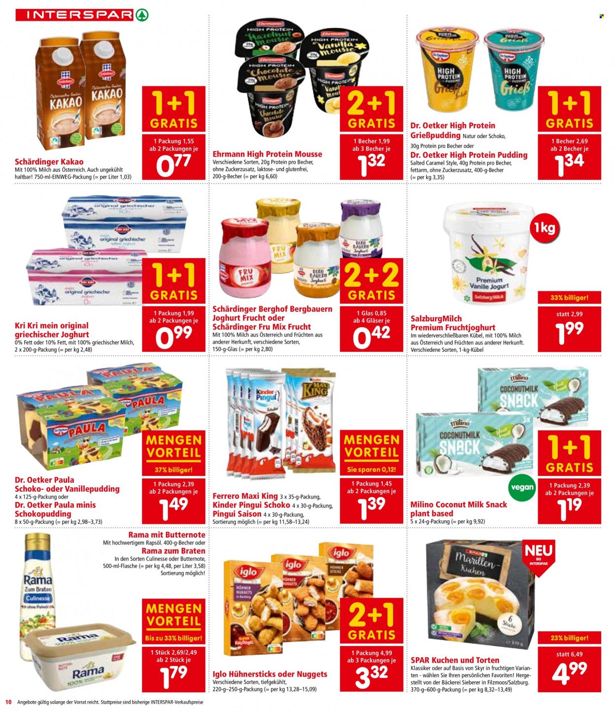 Angebote INTERSPAR - 25.10.2023 - 8.11.2023. Seite 10