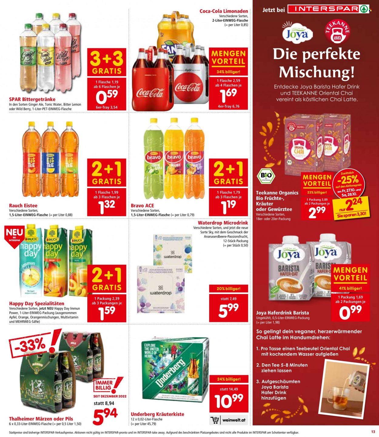 Angebote INTERSPAR - 25.10.2023 - 8.11.2023. Seite 13