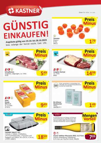 Angebote KASTNER - 23.10.2023 - 28.10.2023.