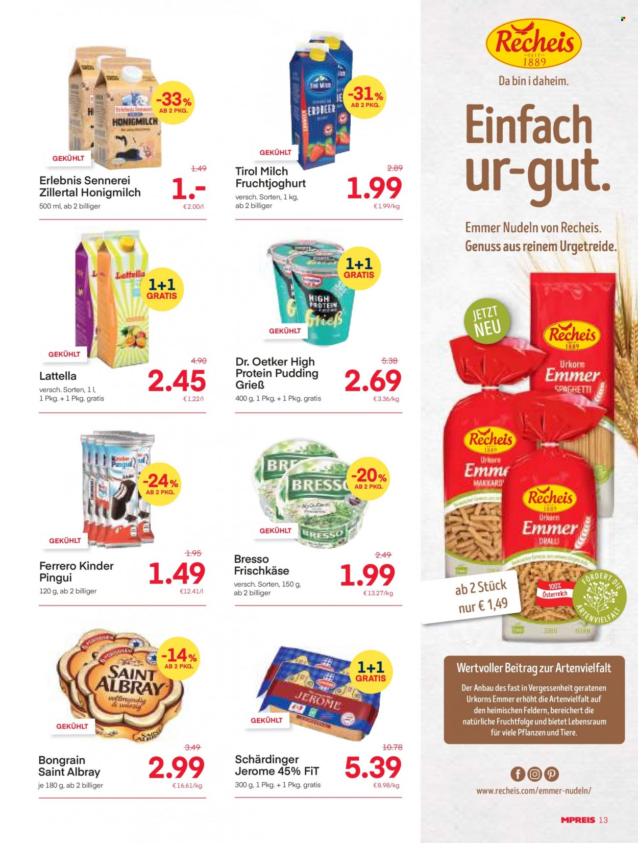 Angebote MPREIS - 30.10.2023 - 5.11.2023. Seite 13