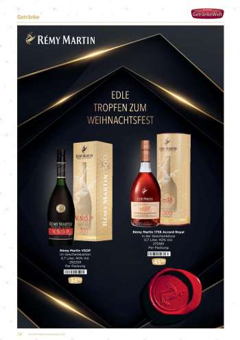 thumbnail - Rémy Martin VSOP im Geschenkkarton