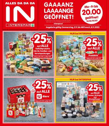 Angebote INTERSPAR - 2.11.2023 - 8.11.2023.