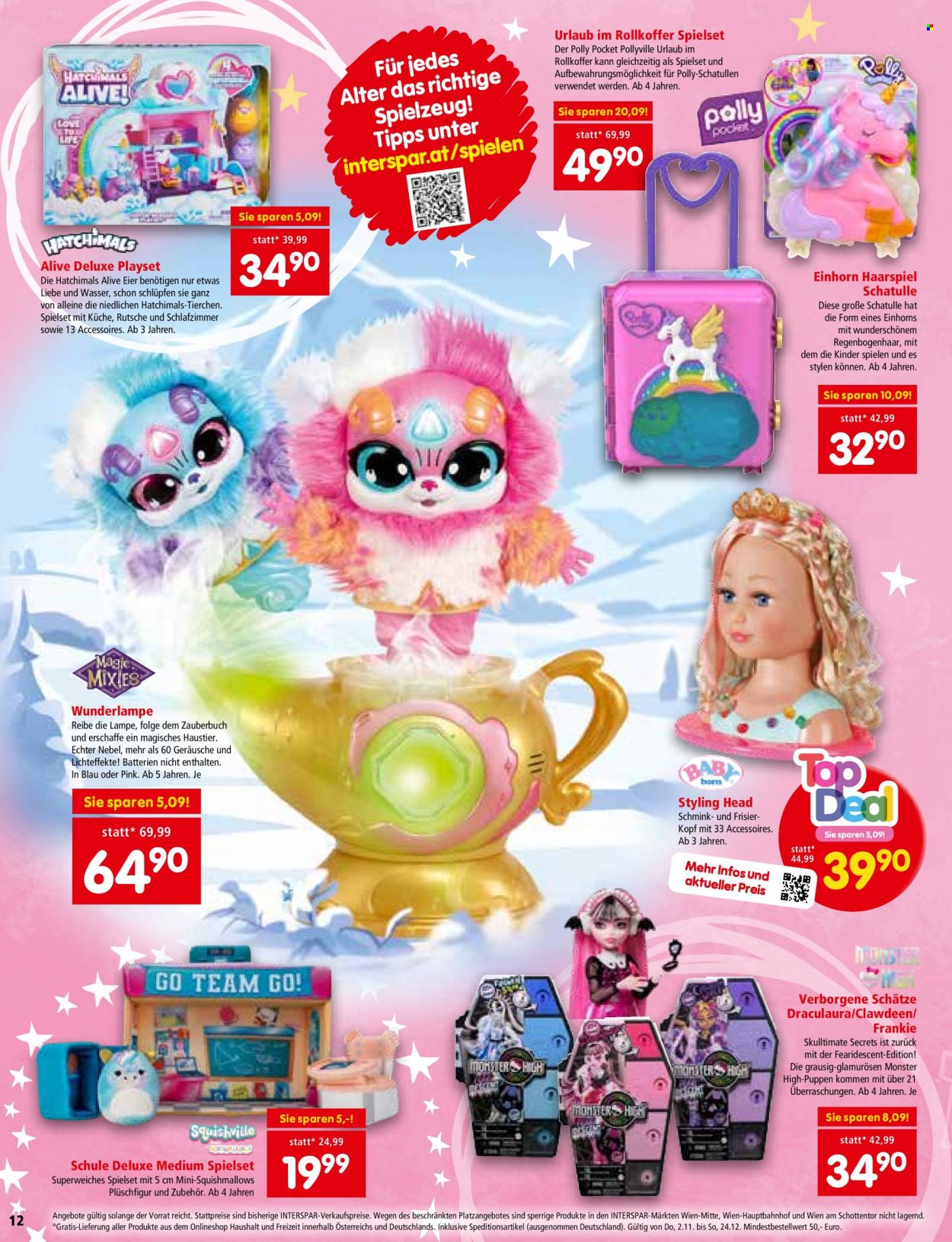 Angebote INTERSPAR - 2.11.2023 - 24.12.2023. Seite 12
