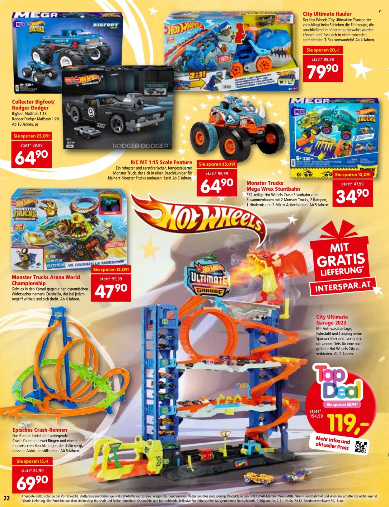 Angebote INTERSPAR - 2.11.2023 - 24.12.2023. Seite 22