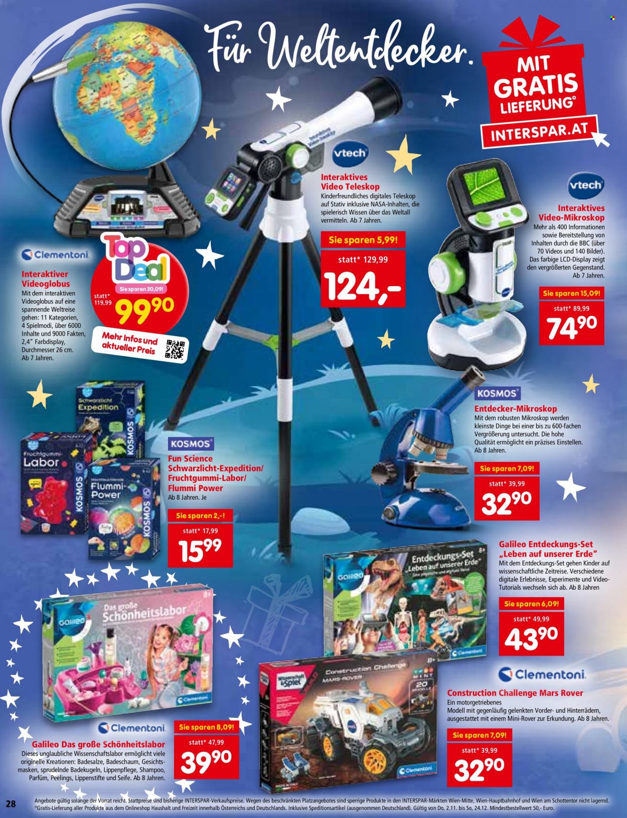 Angebote INTERSPAR - 2.11.2023 - 24.12.2023. Seite 28