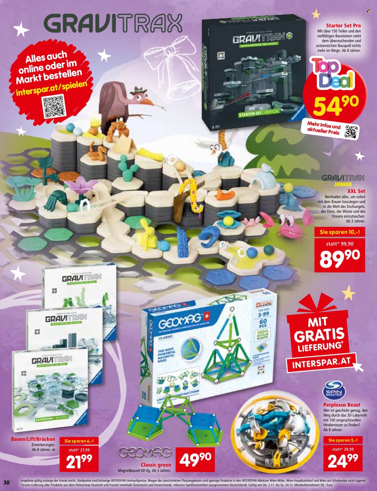 Angebote INTERSPAR - 2.11.2023 - 24.12.2023. Seite 30