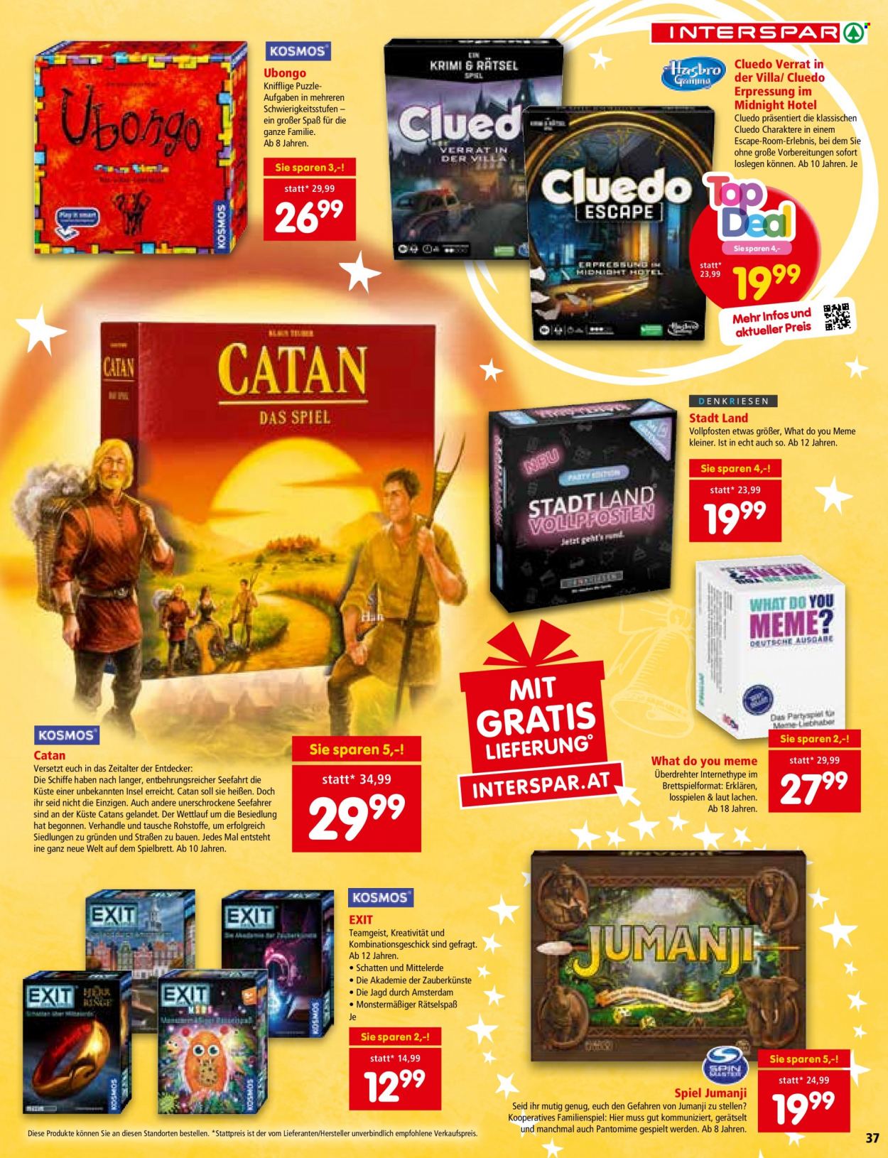 Angebote INTERSPAR - 2.11.2023 - 24.12.2023. Seite 37