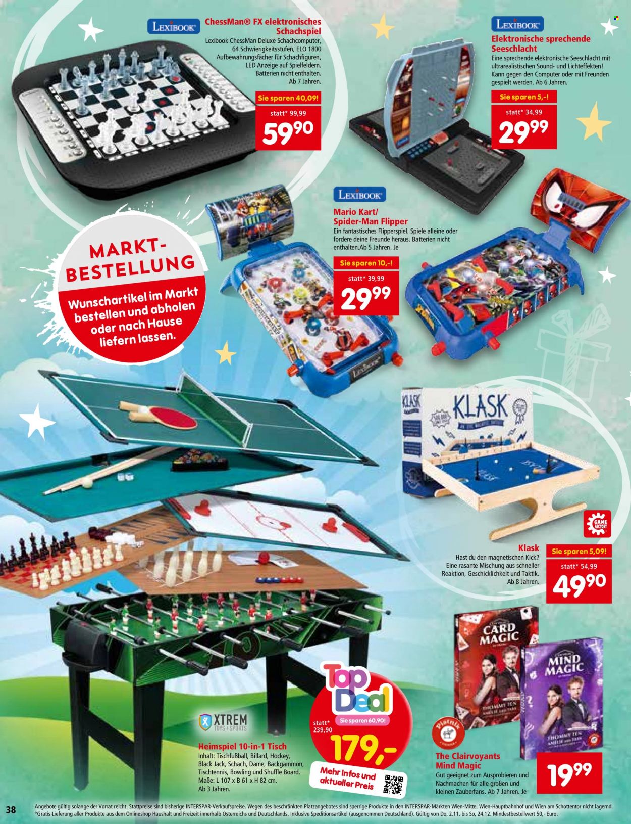 Angebote INTERSPAR - 2.11.2023 - 24.12.2023. Seite 38
