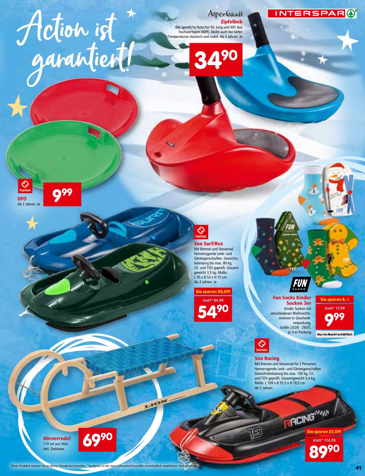 Angebote INTERSPAR - 2.11.2023 - 24.12.2023. Seite 41