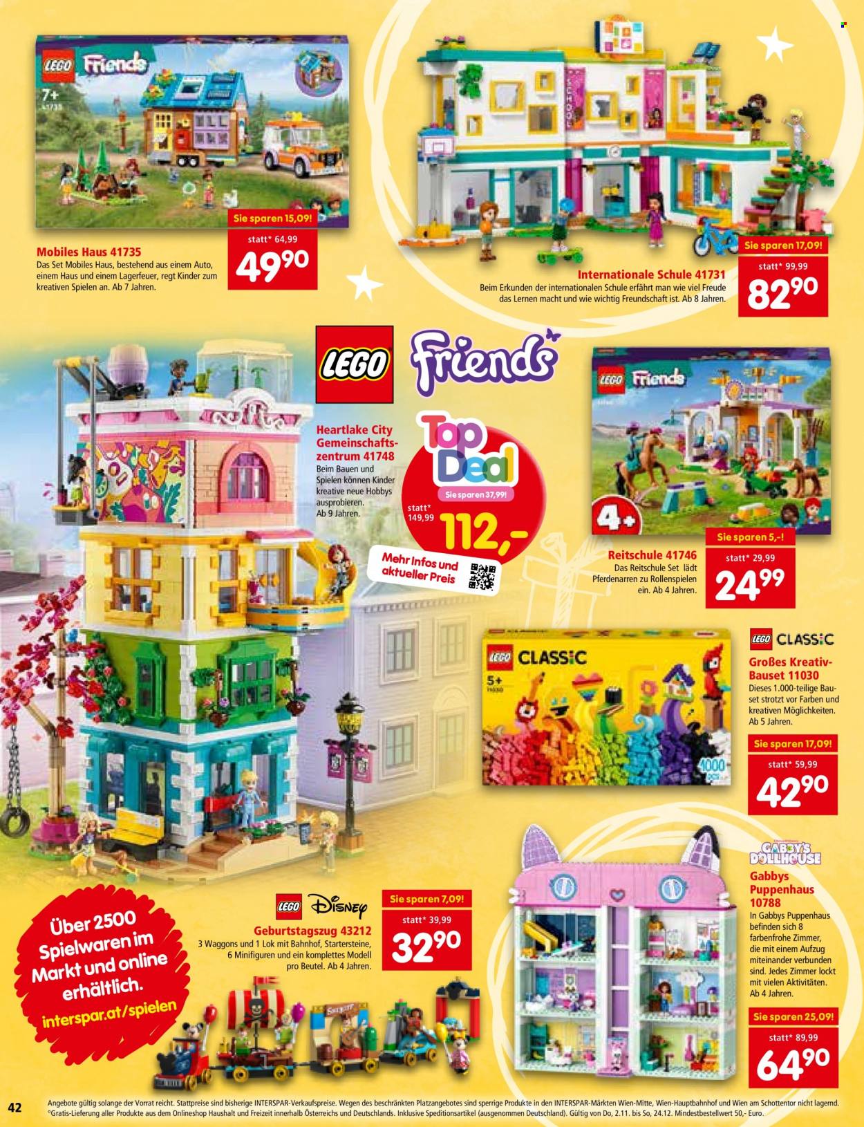 Angebote INTERSPAR - 2.11.2023 - 24.12.2023. Seite 42