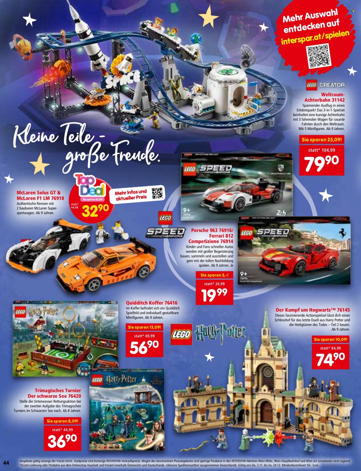 Angebote INTERSPAR - 2.11.2023 - 24.12.2023. Seite 44