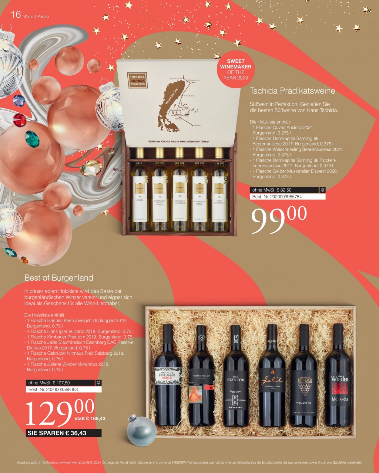 Angebote INTERSPAR - 2.11.2023 - 8.1.2024. Seite 16