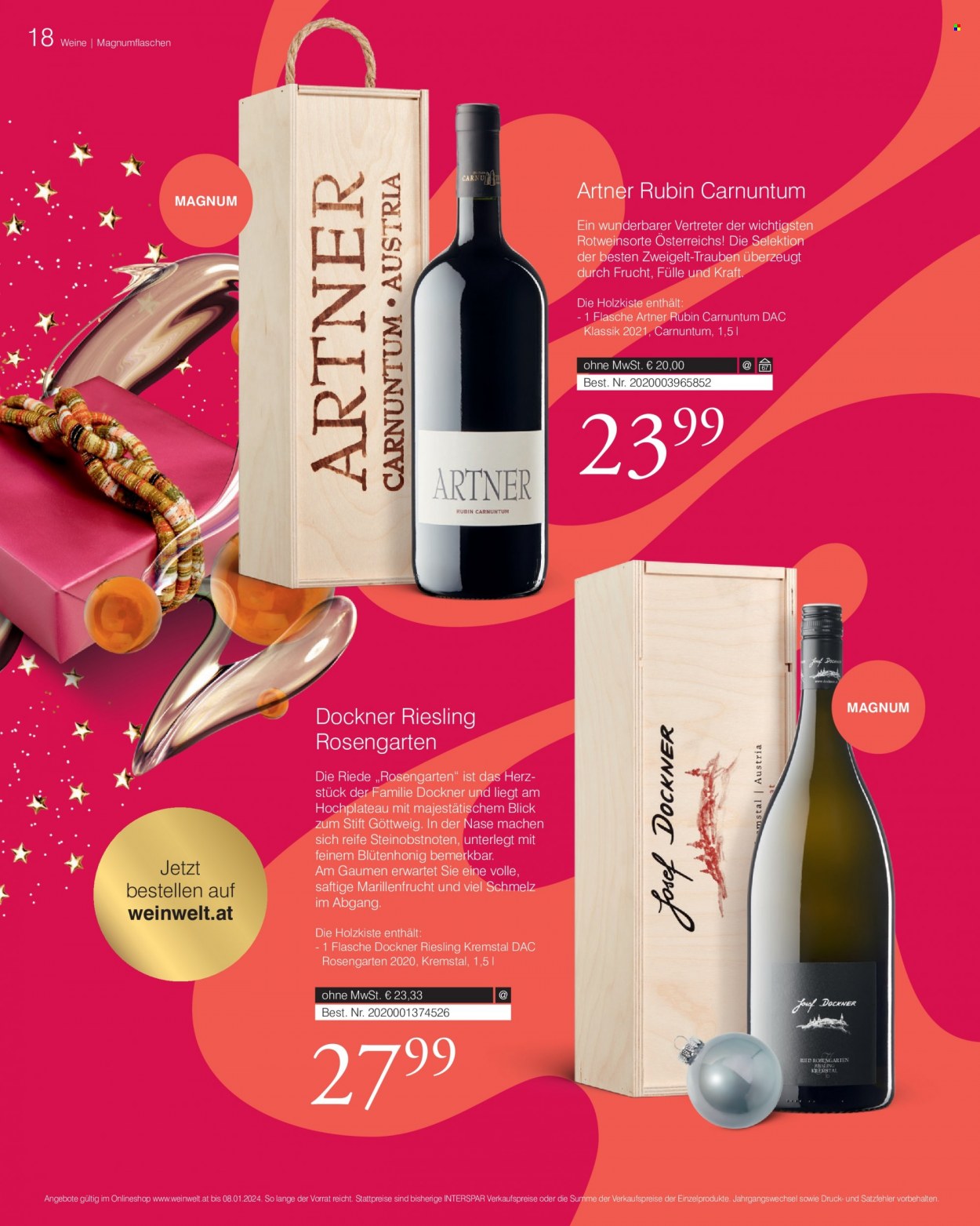 Angebote INTERSPAR - 2.11.2023 - 8.1.2024. Seite 18