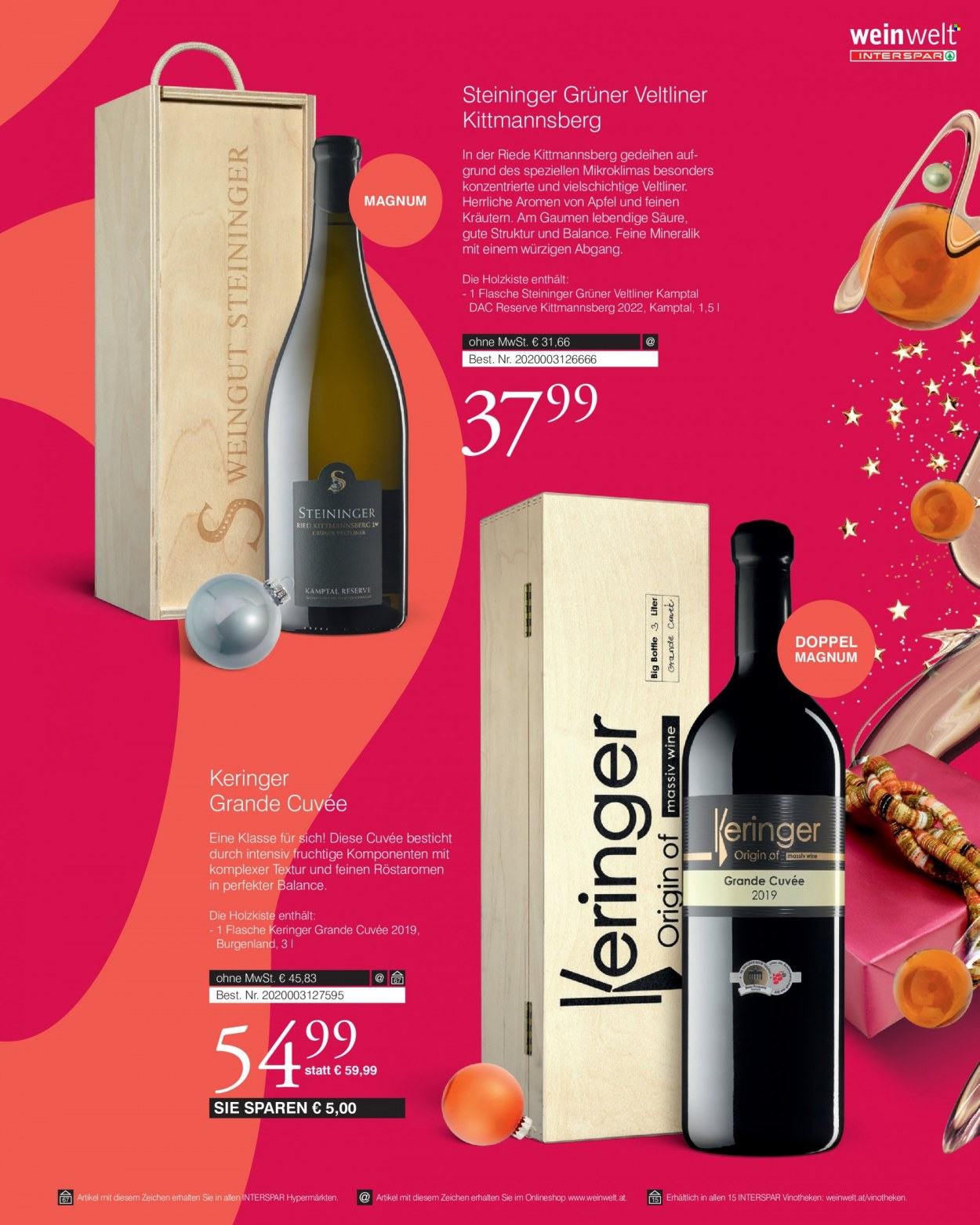 Angebote INTERSPAR - 2.11.2023 - 8.1.2024. Seite 19
