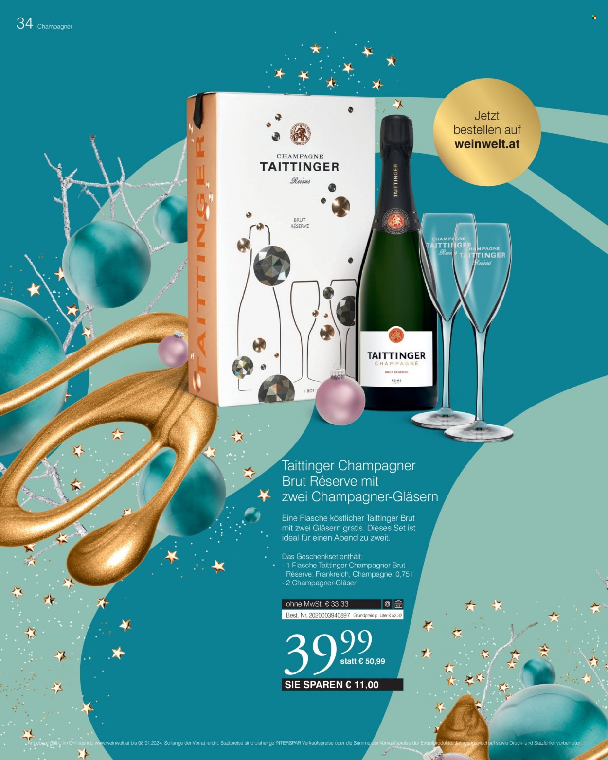 Angebote INTERSPAR - 2.11.2023 - 8.1.2024. Seite 34