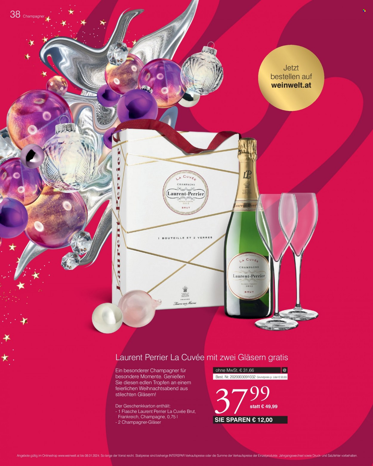 Angebote INTERSPAR - 2.11.2023 - 8.1.2024. Seite 38