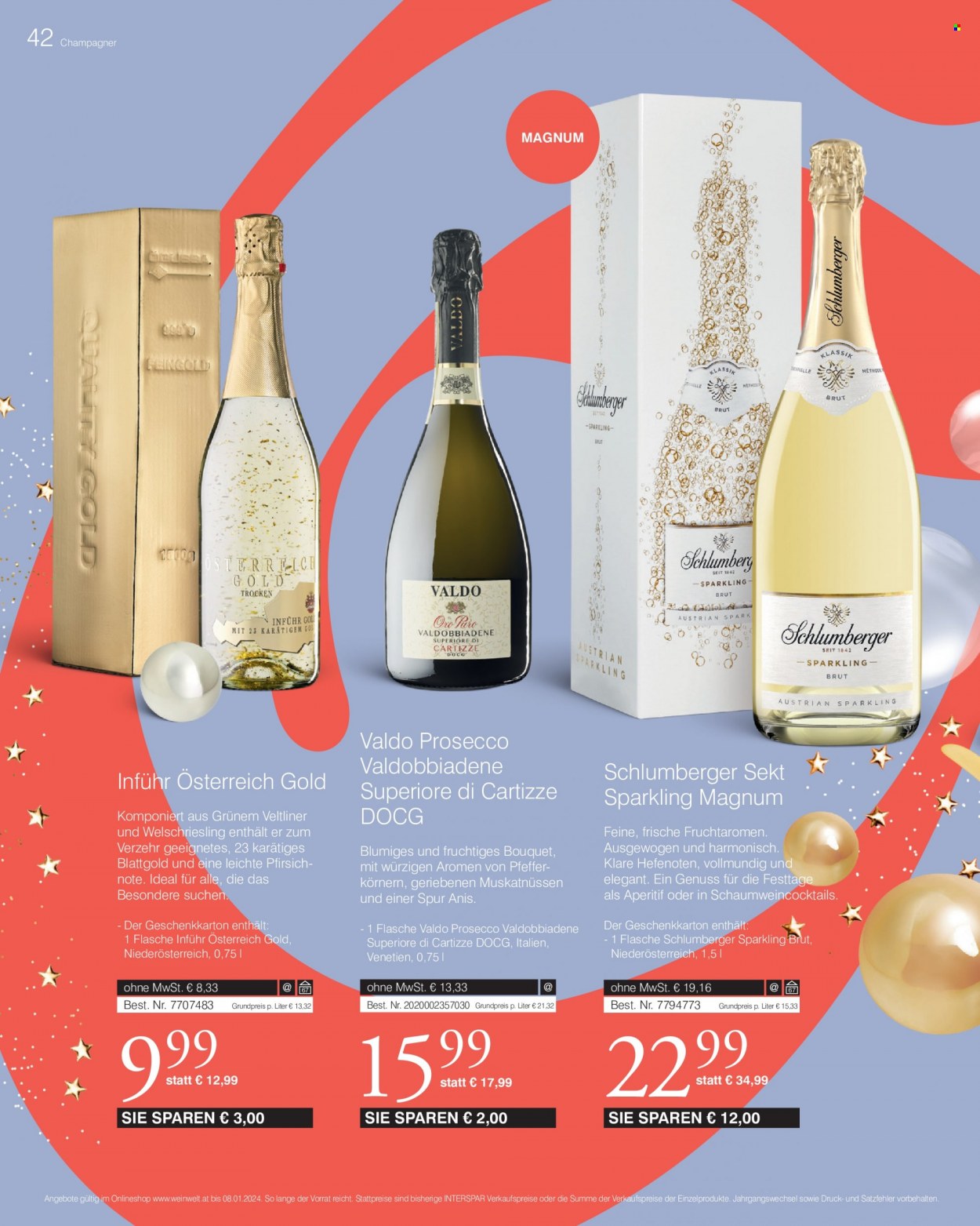 Angebote INTERSPAR - 2.11.2023 - 8.1.2024. Seite 42