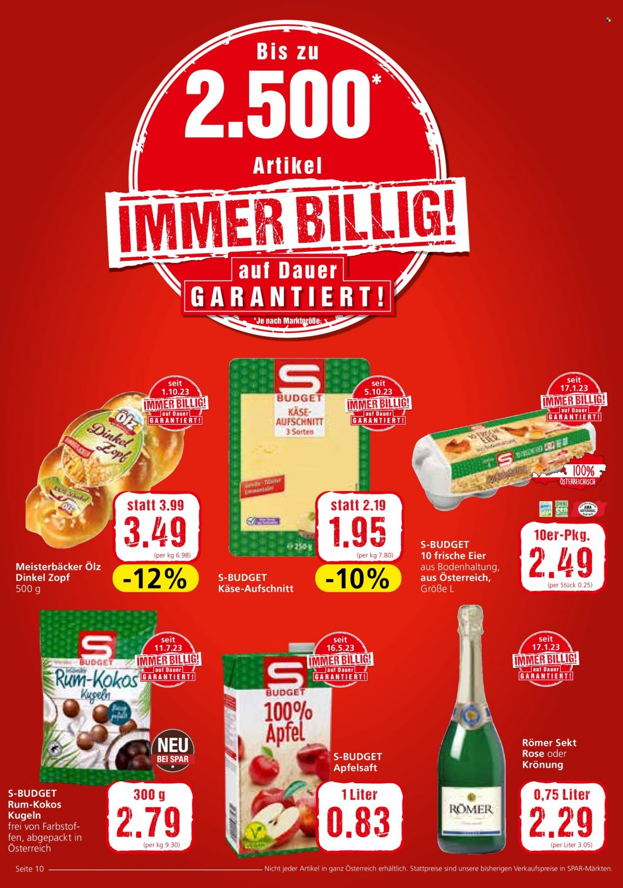 Angebote SPAR - 2.11.2023 - 8.11.2023. Seite 10